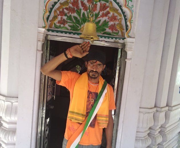 Dilshad after converting to Hinduism on October 2.