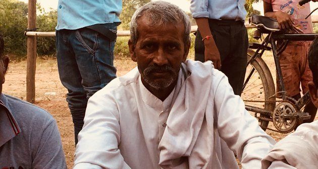 Harish Singh, a local farmer from the Rajput community, attended Amit Jani's rally in Mathura on October 14, 2018.