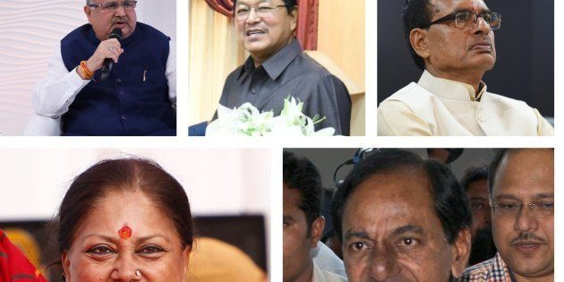The chief ministers of the five states where assembly elections have taken place.