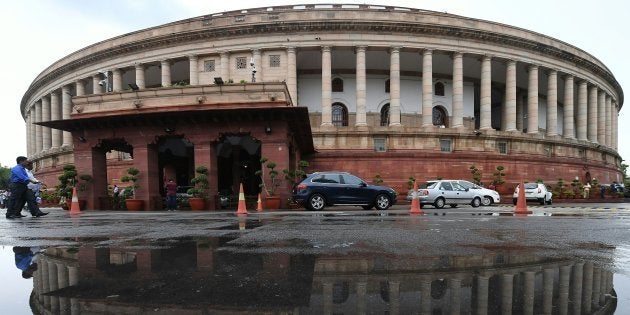 A view of the Parliament building.