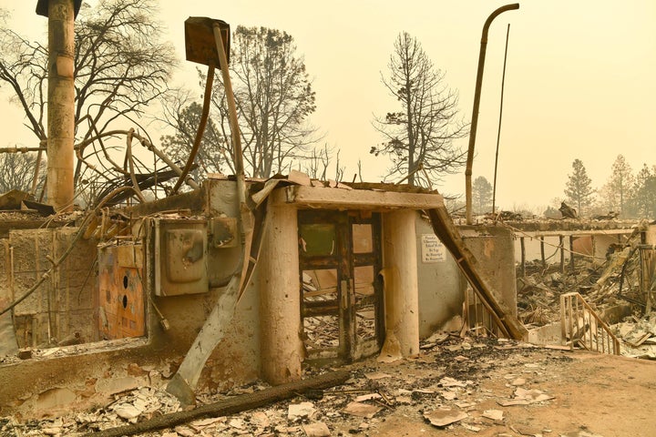 Paradise Elementary School, destroyed during the Camp fire in Paradise in November, California's worst ever wildfire.