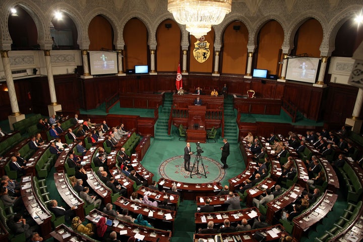 The Tunisian Parliament in October 2017.