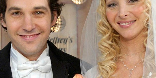 FRIENDS -- 'The One With Phoebe's Wedding' -- Episode 12 -- Aired 02/12/2004 -- Pictured: (l-r) Paul Rudd as Mike Hannigan, Lisa Kudrow as Phoebe Buffay -- Photo by: NBCU Photo Bank