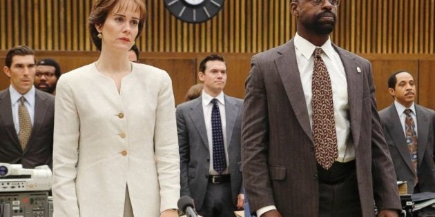 Sarah Paulson and Sterling K. Brown in