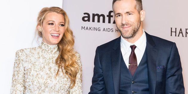 NEW YORK, NY - FEBRUARY 10: Actors Blake Lively and Ryan Reynolds attend the 2016 amfAR New York Gala at Cipriani Wall Street on February 10, 2016 in New York City. (Photo by Gilbert Carrasquillo/FilmMagic)