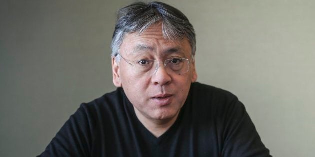 TORONTO, ON- MARCH 17 - Author of The Buried Giant Kazuo Ishiguro for interview at Random House. They made cookies with the logo of the cover of the book on them for a meet and greet after our interview. March 17, 2015 (David Cooper/Toronto Star via Getty Images)