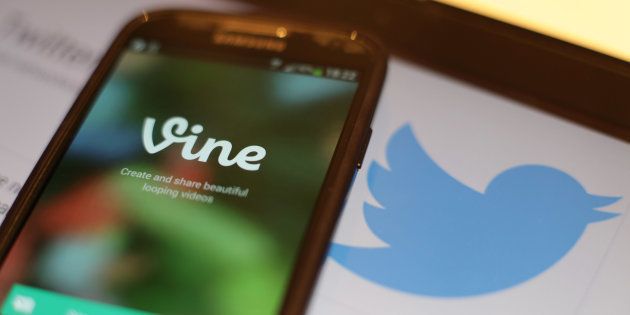 General view of Vine, the six-second video app owned by Twitter on a smartphone, as Twitter has announced that the service will be discontinued.