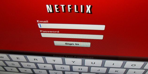 KIEV, UKRAINE - June 9: Netflix service logo on tablet, in Kiev, Ukraine, on June 9, 2014.