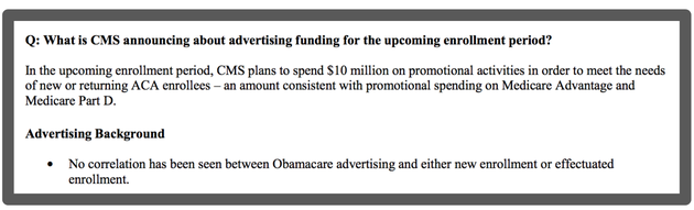 Fact sheet for reporters from the Department of Health and Human Services, distributed in August, 2017,...