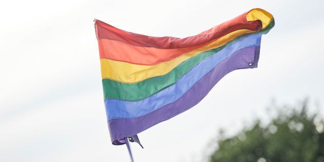 The rainbow flag at Randall's Island, New York City