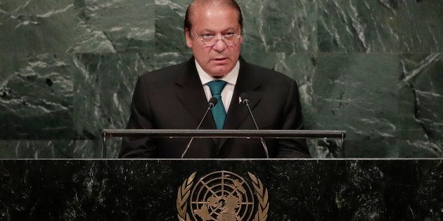 Nawaz Sharif, Prime Minister of Pakistan, the at U.N. headquarters in September 2016. (AP Photo/Julie Jacobson)