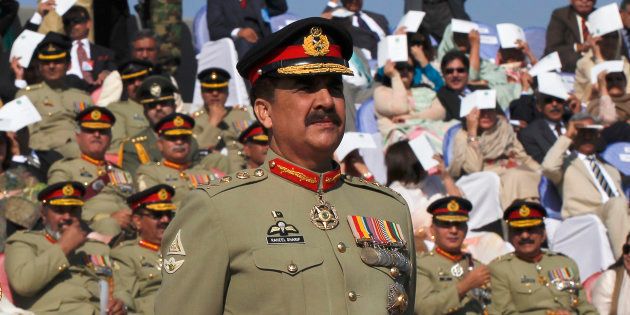 Pakistan's army chief General Raheel Sharif attends the change of command ceremony in Rawalpindi November 29, 2013. REUTERS/Mian Khursheed