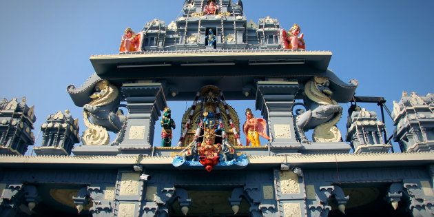 Sri Krishna Matha temple in Udupi, Karnataka.