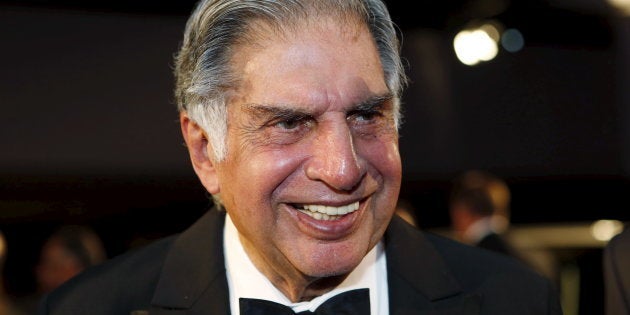 Ratan Tata attends an event where he was inducted into the 2015 Automotive Hall of Fame in Detroit, Michigan.