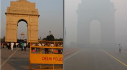 This Before And After Diwali Photo Of India Gate Shows The Toxic Effect Of