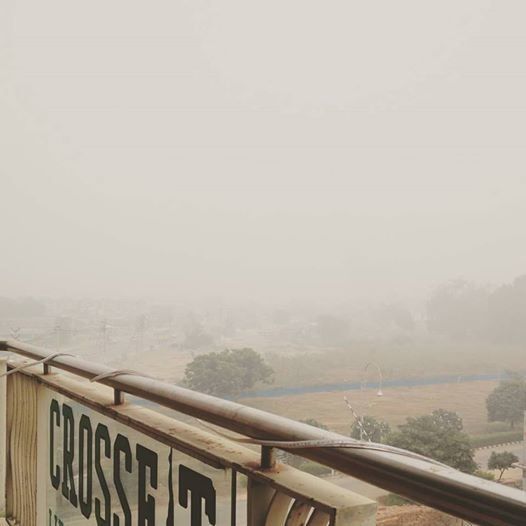 Smog in Gurgaon.
