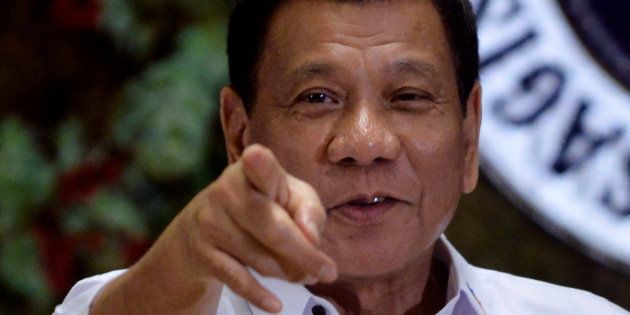 Philippine President Rodrigo Duterte claimed he once hurled a man suspected of rape and murder out of a helicopter.