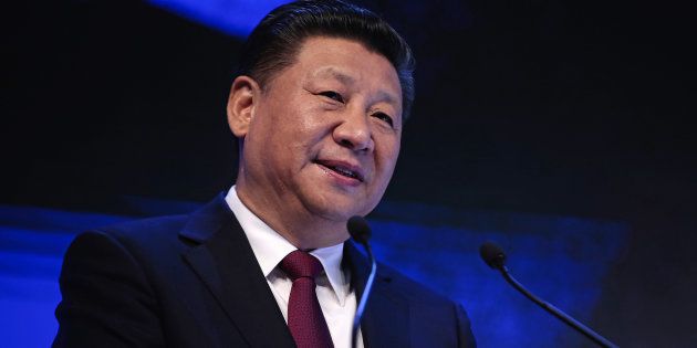 Xi Jinping, China's president, speaks during the opening plenary session of the World Economic Forum (WEF) annual meeting in Davos, Switzerland, on Tuesday, Jan. 17, 2017. World leaders, influential executives, bankers and policy makers attend the 47th annual meeting of the World Economic Forum (WEF) in Davos from Jan. 17-20. Photographer: Jason Alden/Bloomberg via Getty Images