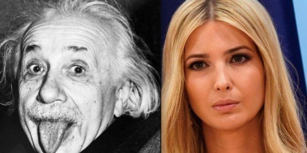 Albert Einstein and Ivanka Trump