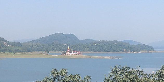 A view of the Bhakra reservoir on 14 September 2018.