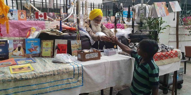 Tajinder Pal Singh, was one of five Sikh radicals who hijacked flight IC 423 in 1981. Today, he sells religious paraphernalia outside a gurudwara in Jalandhar. Photo: Rachna Khaira