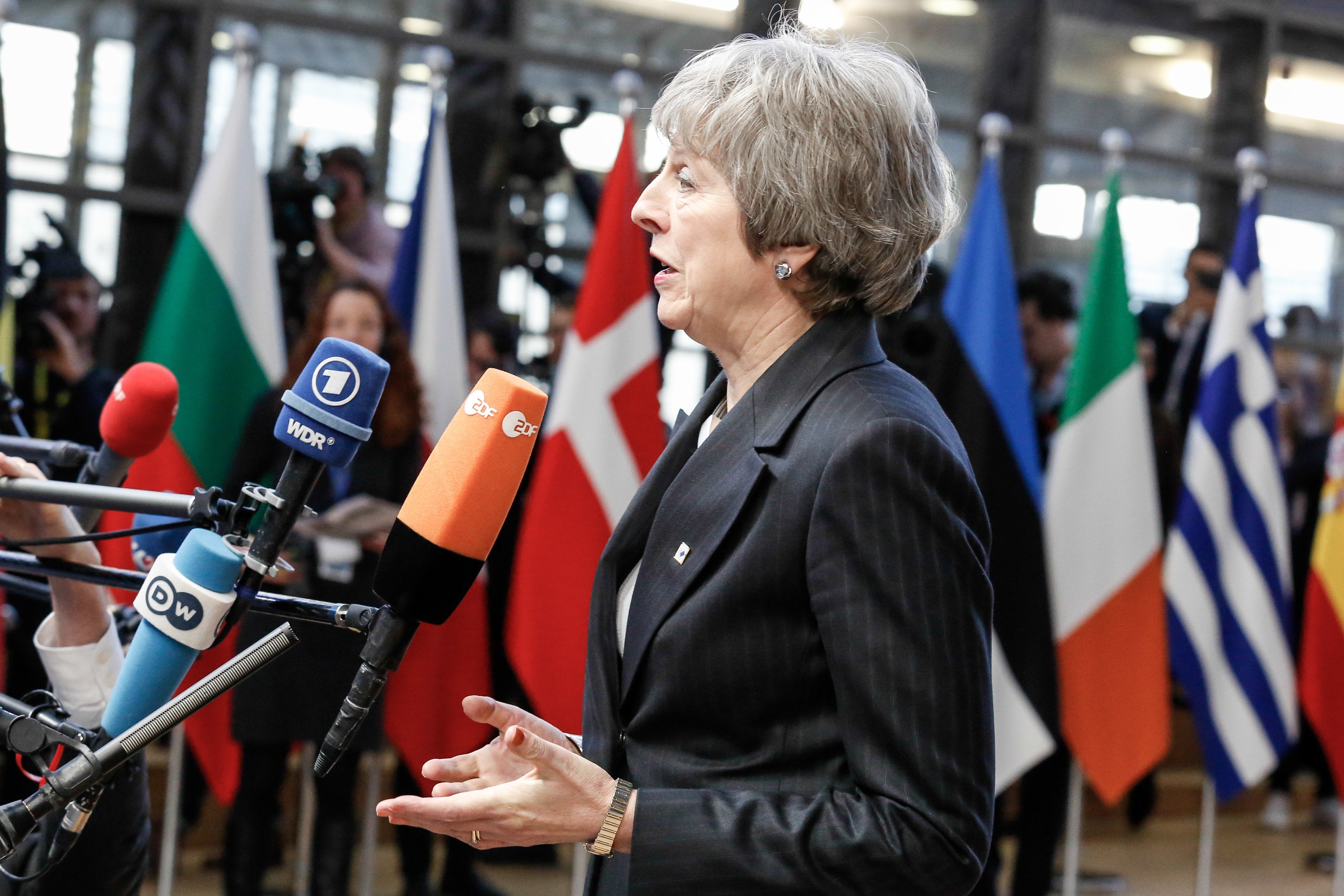 European Union leaders rebuff May's Brexit plea