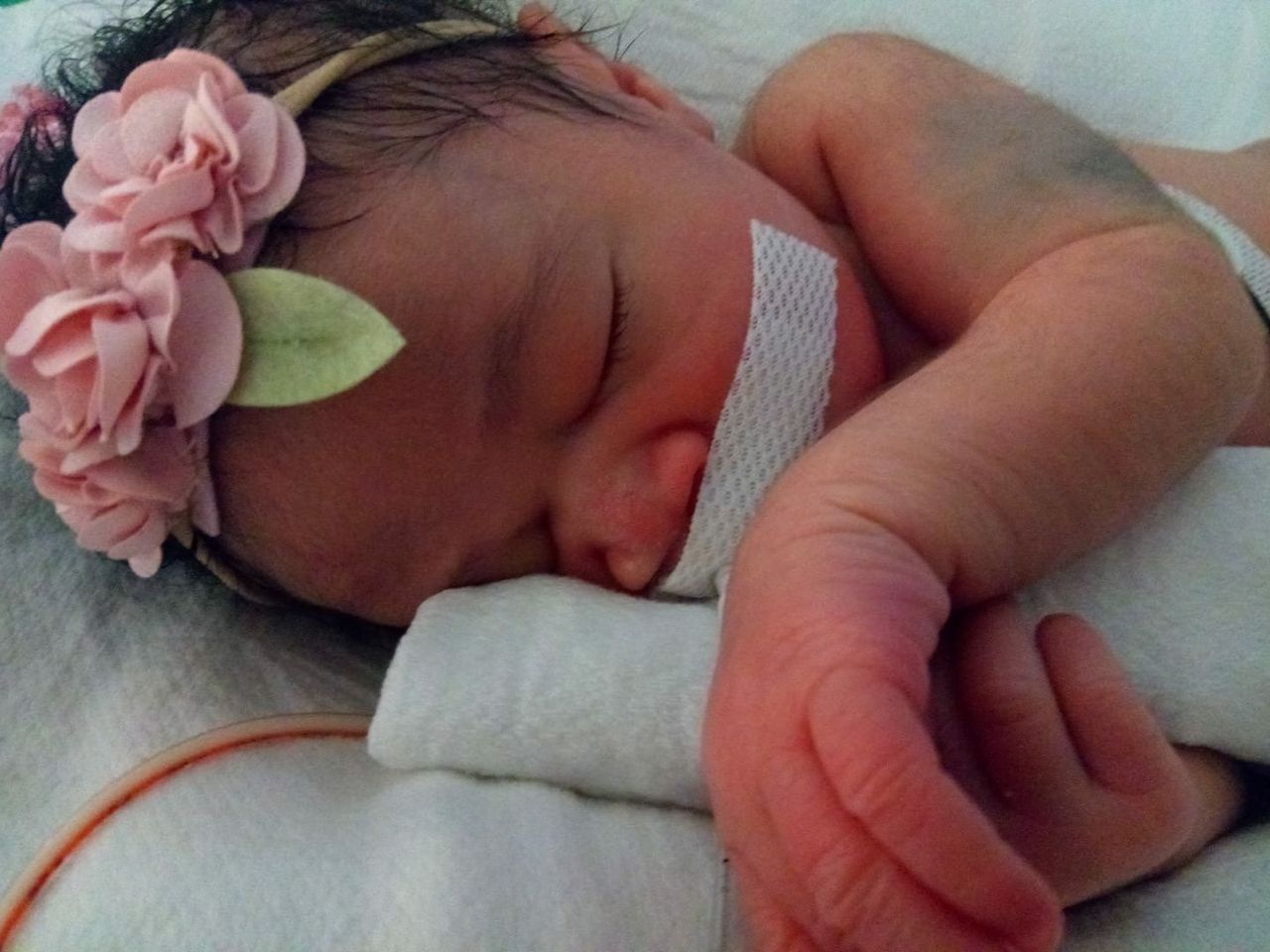 Baby Delashon was delivered via an emergency C-section after her mother was fatally shot.