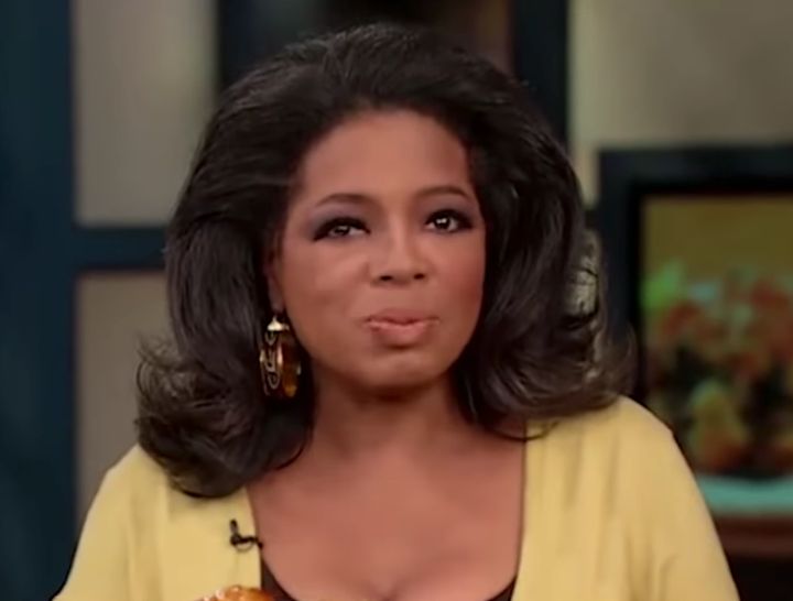 Oprah Winfrey in 2006, clearly trying to choose her words wisely.