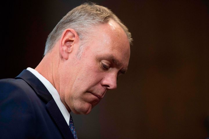 Ryan Zinke set to resign as head of the Interior Department. 