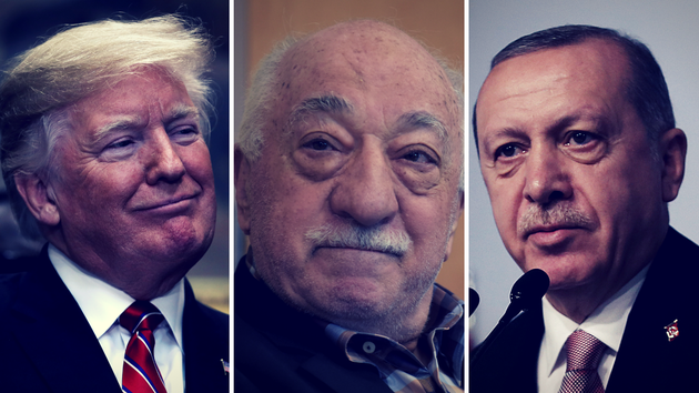 Liefert US-Präsident Donald Trump (links) den islamischen Prediger Fethullah Gülen an den türkischen Staatschef Recep Tayyip Erdogan aus?.