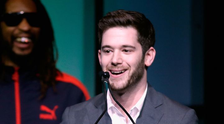 Colin Kroll, seen accepting the Breakthrough Award for Emerging Technology from rapper Lil Jon in 2014, co-founded HQ Trivia.