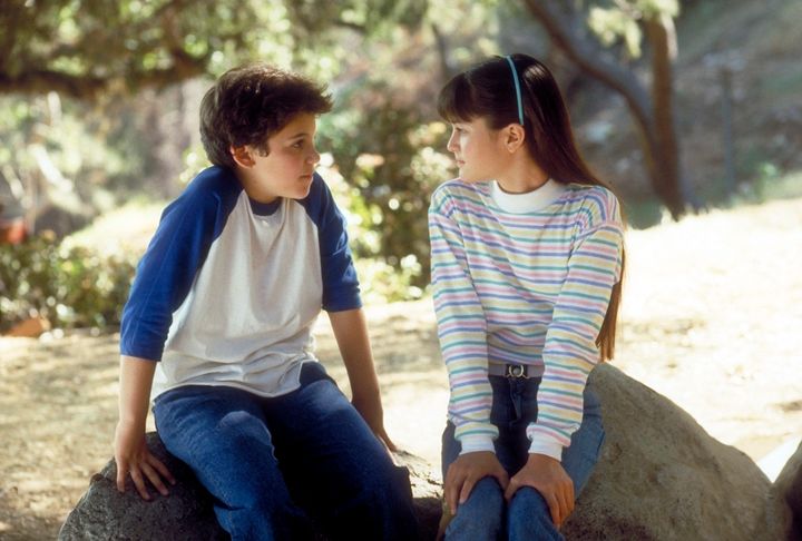 Fred Savage and Danica McKellar in "The Wonder Years."