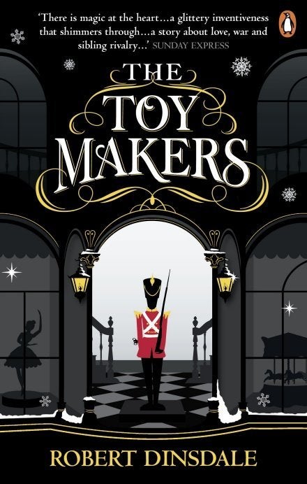 Birds roost on paper trees in the magical 'The Toymakers'.