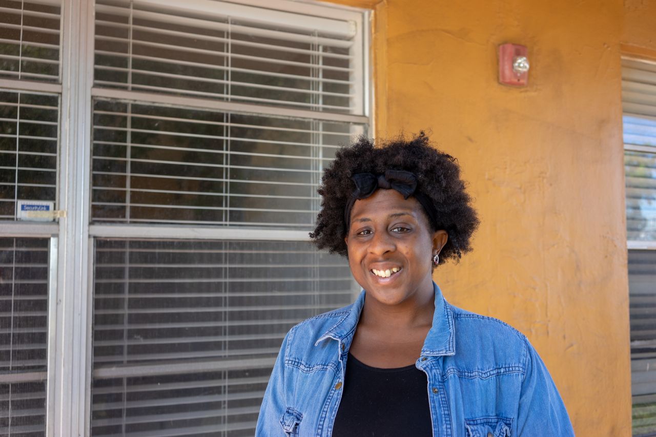 Myesha Pugh moved from her apartment in Overtown, Miami, after a cockroach infestation. Her new place is free of bugs, but her rent tripled, her commute doubled, and she's more vulnerable to flooding.