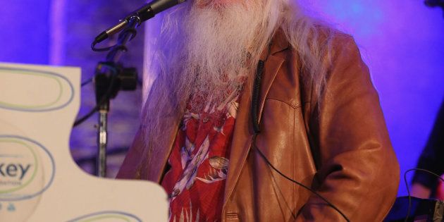 NEW YORK, NY - FEBRUARY 20: Leon Russell performs at City Winery on February 20, 2015 in New York City. (Photo by Al Pereira/WireImage)