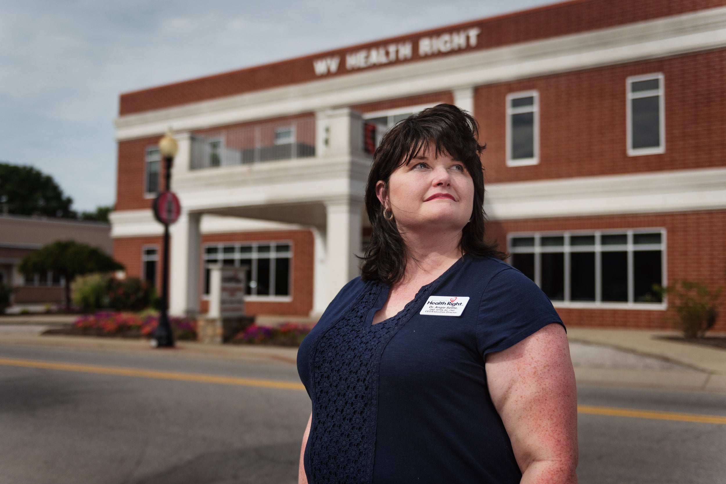 Dr. Angie Settle leads West Virginia Health Right, which has been instrumental in fighting hepatitis A on the ground in Charl