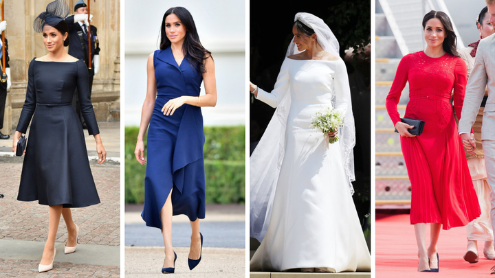 The Duchess of Sussex had a number of high-profile fashion moments in 2018.