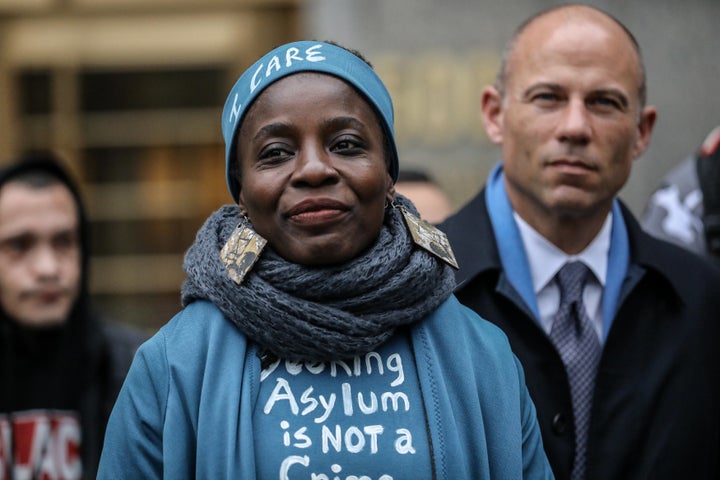 Therese “Patricia” Okoumou was represented on Monday in part by attorney Michael Avenatii.