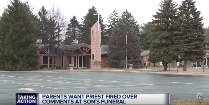 Maison Hullibarger's funeral took place at Our Lady of Mount Carmel Catholic Church in Temperance, Michigan, on Dec. 8.