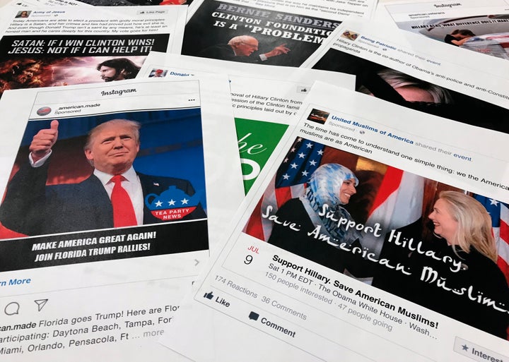 Some of the Facebook and Instagram ads linked to a Russian effort to disrupt the American political process and stir up tensions around divisive social issues.