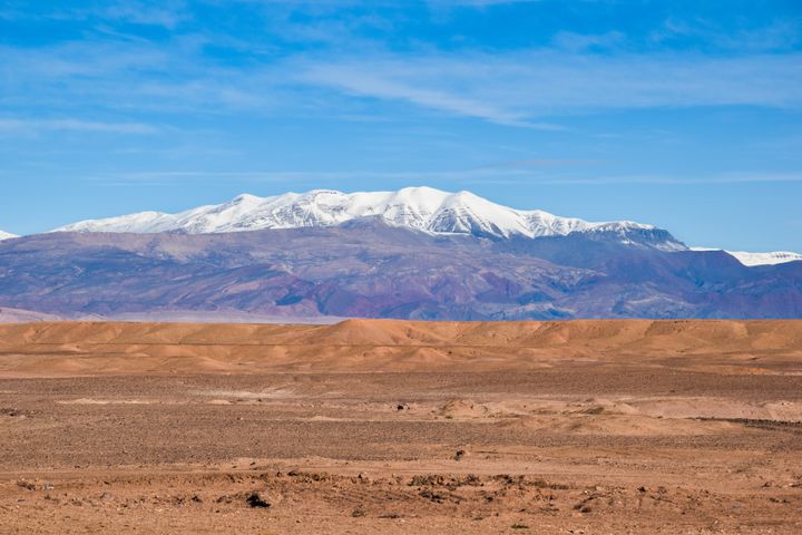 File photo of Morocco's High Atlas mountain range where the bodies of two Scandinavian women were found.