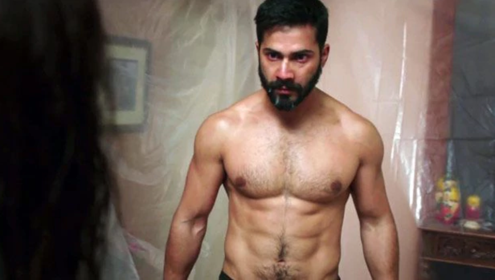 Varun Dhawan in a still from 'Badlapur'.