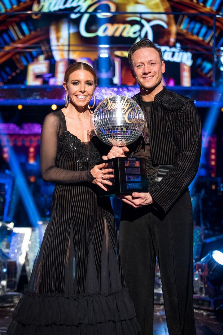 Stacey and Kevin got together after winning Strictly in 2018