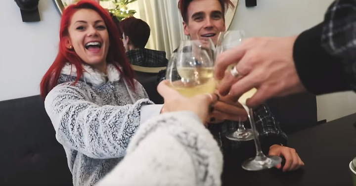 Joe and Dianne are spending time with his family