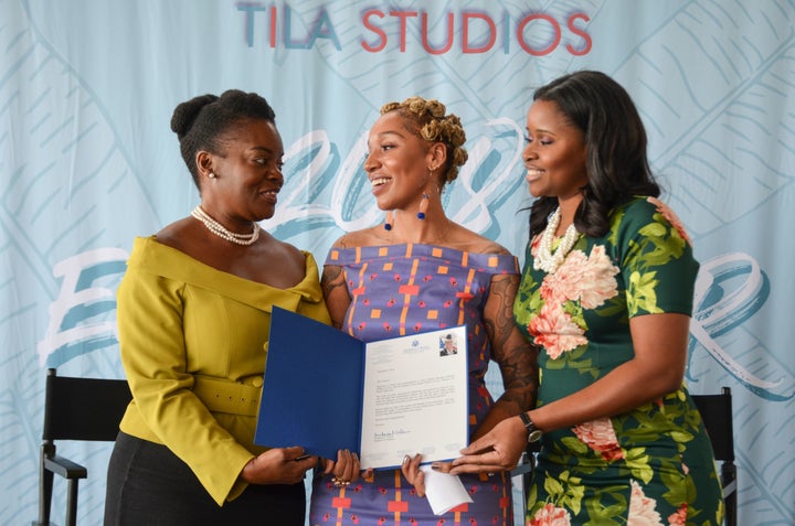 Tila Studios received a special recognition from Congresswoman Frederica S. Wilson at their EmpowerHer Brunch in Miami.