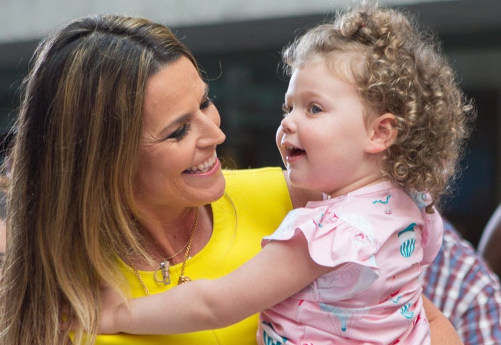 Guthrie with her daughter, Vale.