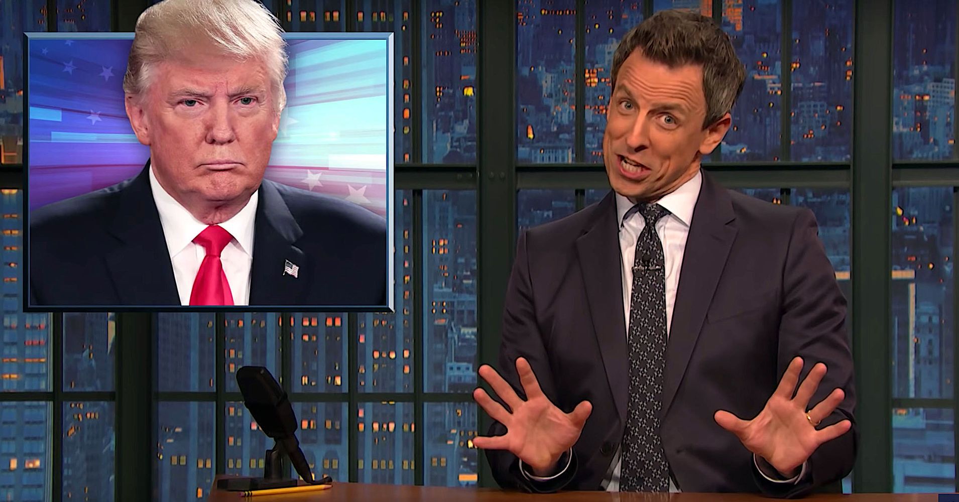 Seth Meyers Donald Trump Needs To Start A New Charity Huffpost