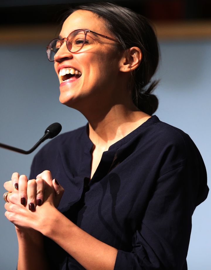 Alexandria Ocasio-Cortez, que lidera el Green New Deal.