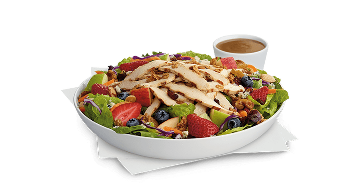 Chick-fil-A's salad is the healthiest fast food offering of the bunch.