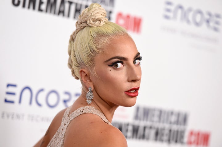 Lady Gaga arrives at the American Cinematheque Award ceremony, Nov. 29 in Beverly Hills, California. In “A Star Is